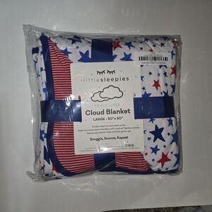 Little Sleepies Bright Stars Large Cloud Blanket
